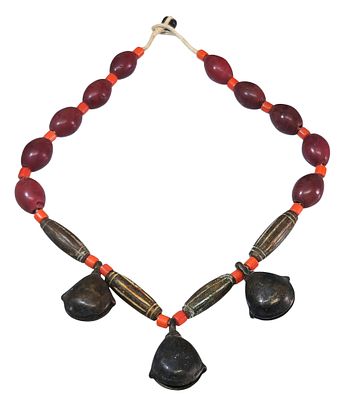 שרשרת אתנית – נאגה (Nagaland, צפון־מזרח הודו), המאה ה־20. שרשרת אתנוגרפית מרשימה מאזור נאגה 