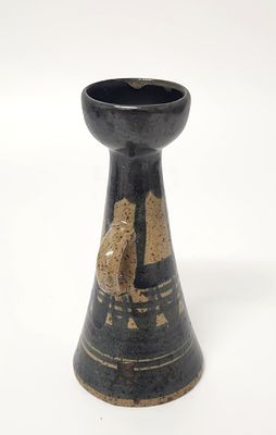 אגרטל קרמיקה סטודיו ישראלי, אמצע המאה ה־20
Israeli Studio Pottery Vase, Mid 20th Century. אגרטל 