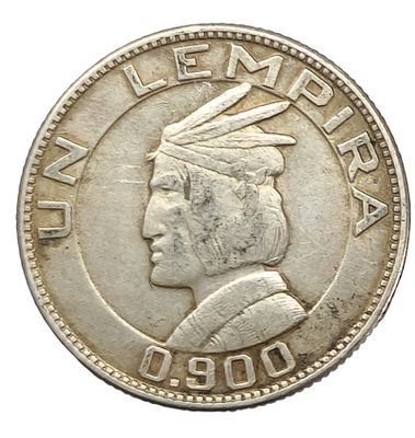 מטבע 1 למפירה – אחת למפירה, הונדורס, 1937 – כסף 0.900
Lempira – One Lempira, Honduras, 1937 – 