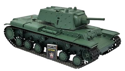 טנק סובייטי Heng Long KV-1, קנה מידה 1:16, דגם לשלט רחוק ללא שלט. דגם טנק כבד סובייטי KV-1 