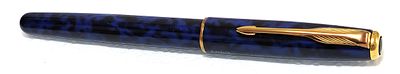 פרקר סונט (Parker Sonnet) – Midnight Blue Marble – עט נובע צרפתי, שנות ה־90. עט נובע מתוצרת פרקר 