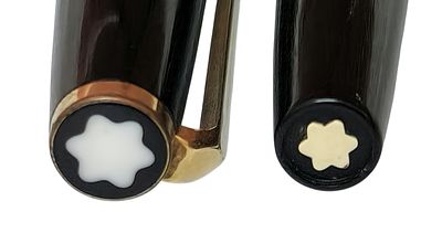 Montblanc 220 Classic Fountain Pen – matte black & gold finish, Germany, circa 1970s. Cartridge 