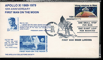 First Man Moon Landing - Appolo 11, 10th Anniversary
