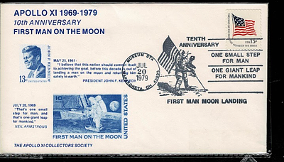 Appolo 11 - First man on Moon Commorative Cover