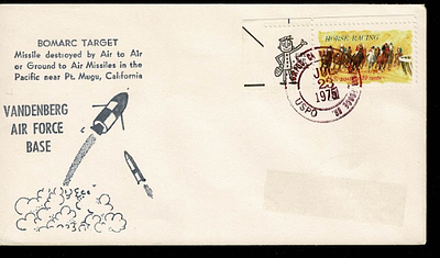 US Space Cover Missile BOMARC TARGET Launch Pt. Mugu Vandenberg