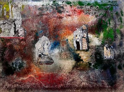 יעקב פורת - אור. 70x50 עבודה יפהפייה – הדפס אומנותי של אמן שהציג במוזיאון ישראל ובמוזיאון חיפה. ללא 