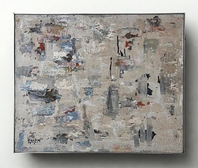 י.קריזה - אייקון. 62x50 שמן על בד, ממוסגר. 
עבודה המציגה את קריזה בשיאו: מופשט עדין, שככל שמתקרבים 