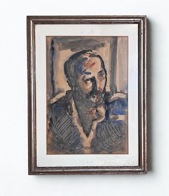 יחזקאל שטרייכמן - דיוקן (Art Dealer)
ארגמן 1983. דיוקן ישראל ארגמן סוחר אומנות בעל גלריית ארגמן 