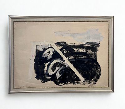 מנשה קדישמן (1932–2015) - הכבשים שלי. שמן על נייר 100x70 העבודה מאושרת מבן קדישמן.כשקדישמן עשה 