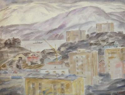 Боим Рахиль Соломоновна - Мурманск строится. Из серии &laquo;Мурманская область сегодня&raquo;.1973 г. Бумага 