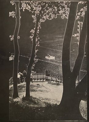 Евзерихин Эммануил Ноевич - Фотография - ЦПКИО. 1935 г. Опыт соляризации 1947 г. 39,5 х 29,7