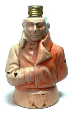 בקבוק זכוכית בדמות אדם, 16 ס"מ