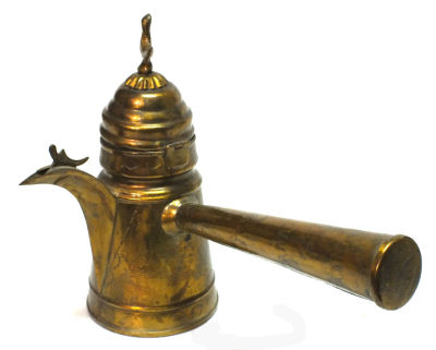 קנקן קפה מנחושת ,20 ס"מ