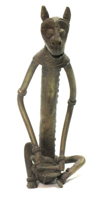 פסלון עשוי פליז 13 ס"מ