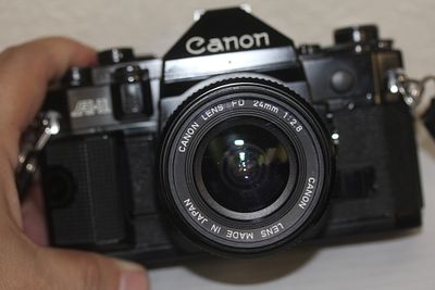Cannon AE1 Camera with Lens. please note: not tested to see if works or not