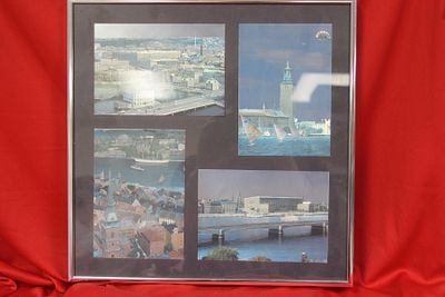 Framed Sweeden Images. as shown