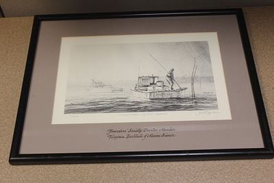 Etching by Listed Artist John M. Barber. Limited edition - signed and numbered - overall= 12 