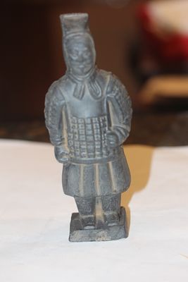 Chinese Decorative Terracotta Figurine. 5" tall