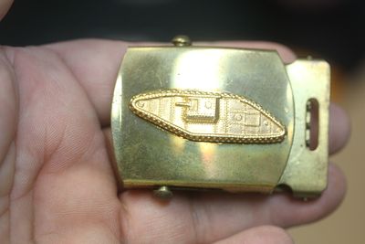 Vintage Military Belt Buckle. as shown