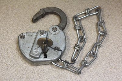 Old Adlake Lock with Key. key works