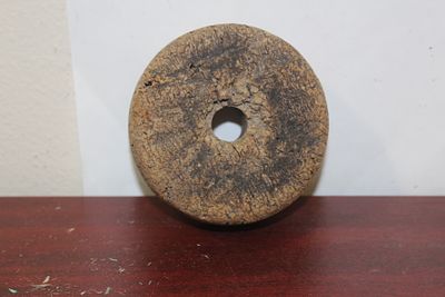 A Vintage Wood Floater. 3 7/8" in diameter