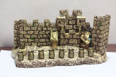 A Ceramic Castle. 10 inches across - marked