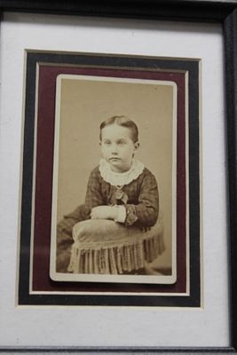 19th Century Photograph of a young child or girl. not examed out of the frame. Photo dimension 