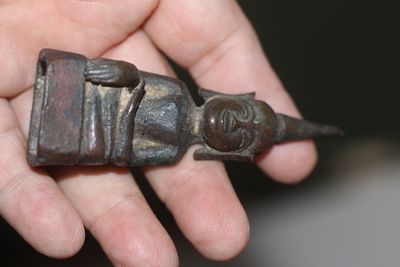 Antique Small Thai Bronze. 19th century - 3 3/8" tall