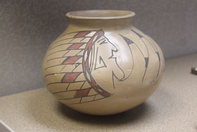 Antique Native American Pot. 6" tall - a beautiful piece