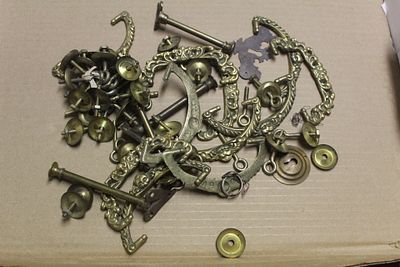 A Lot of Bronze Handles, Accessories etc. they are old - as shown