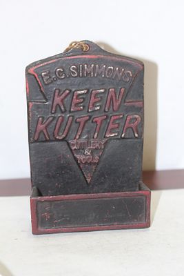 A Keen Kutter Match Holder?. cast iron - possibly old - 7 inches tall