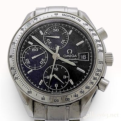 Omega Speedmaster Automatic Date Stainless Steel Chronograph Watch Ref 3513.50. An Omega 