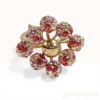 Louis Vuitton 1001 Nuits Crystal Flower Cocktail Ring. Louis Vuitton 1001 Nuits crystal flower 