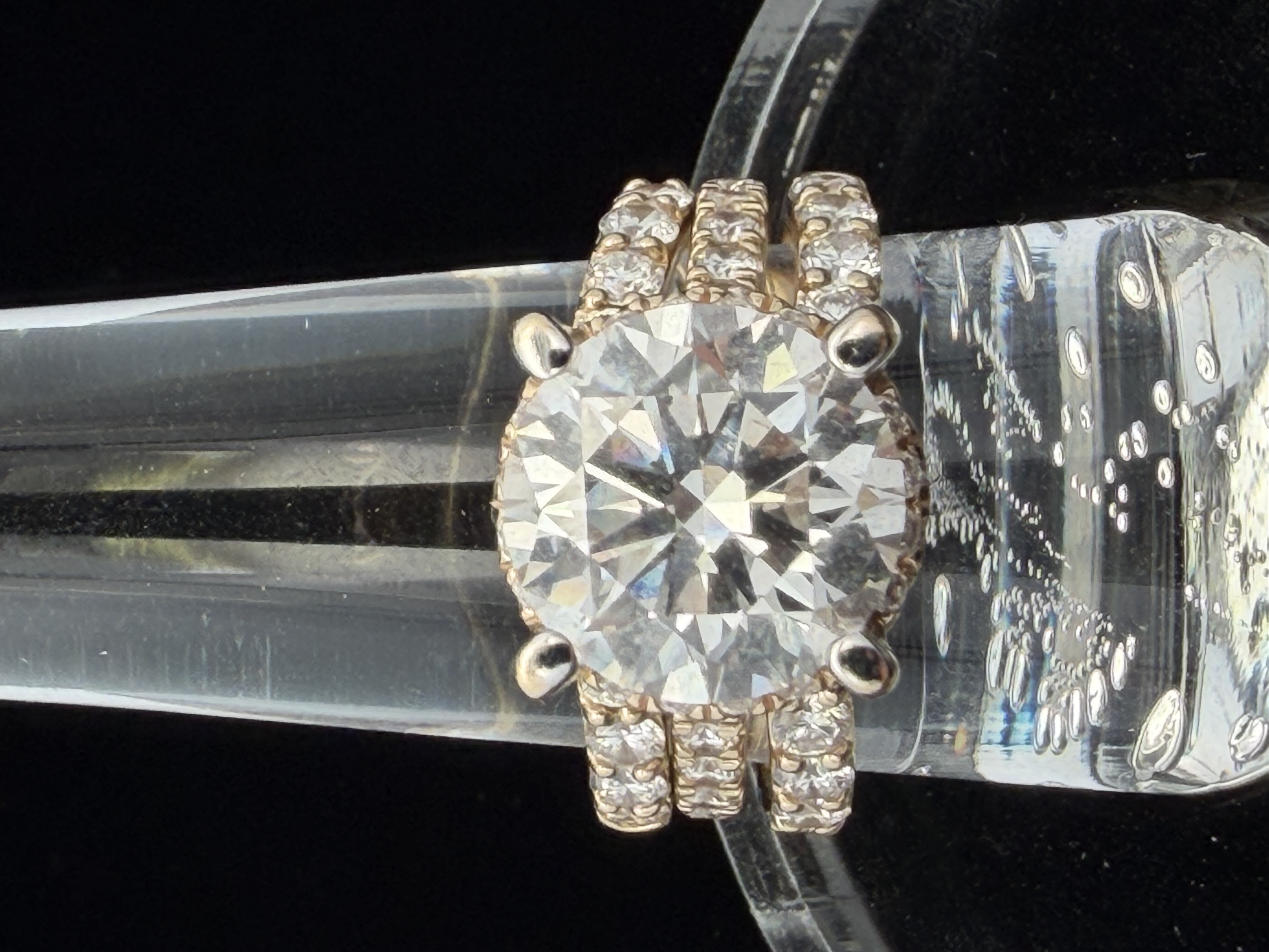 14K Yellow Gold 6.50ct Lab Grown Diamond Ring Set