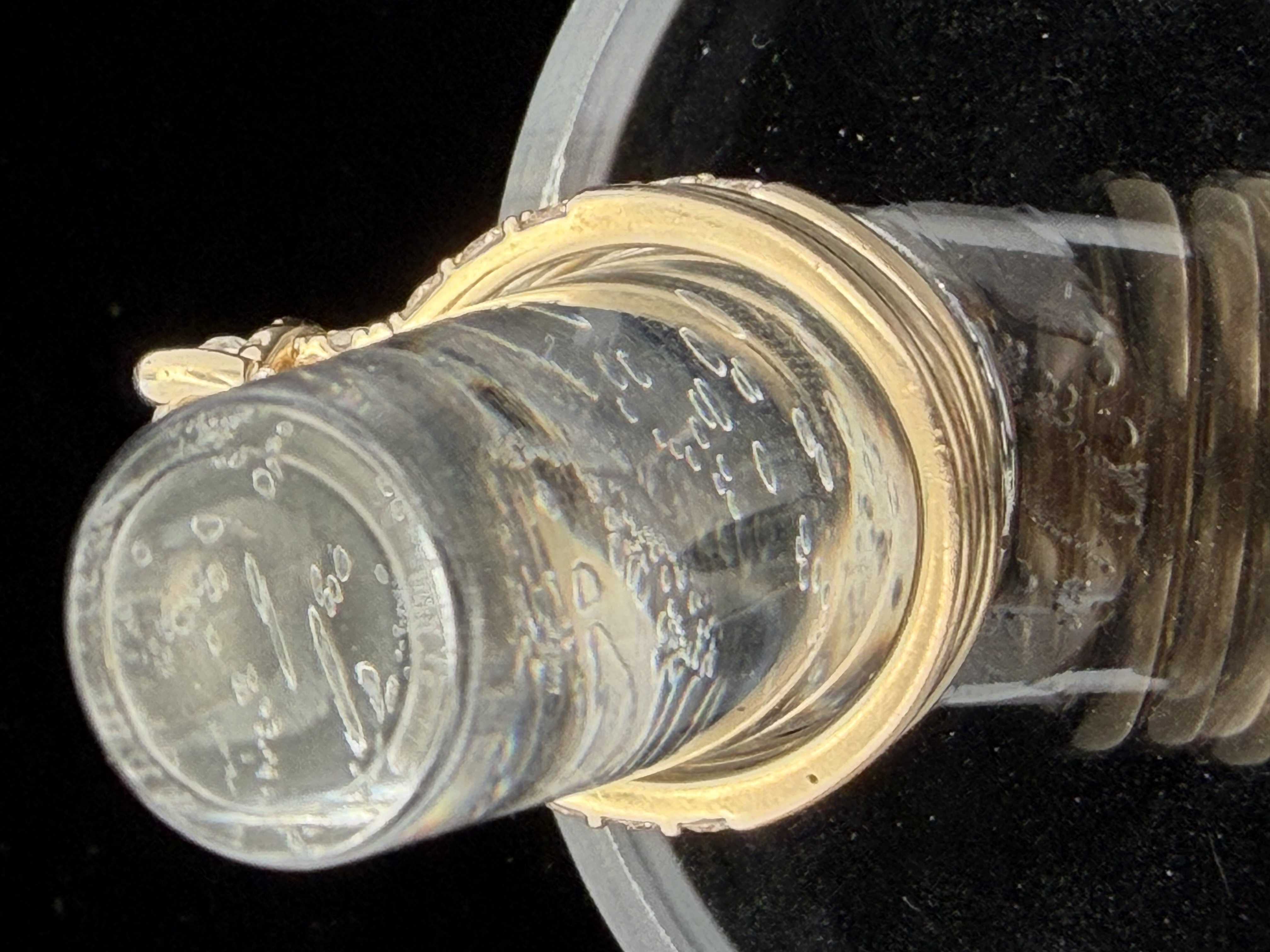 14K Yellow Gold 6.50ct Lab Grown Diamond Ring Set