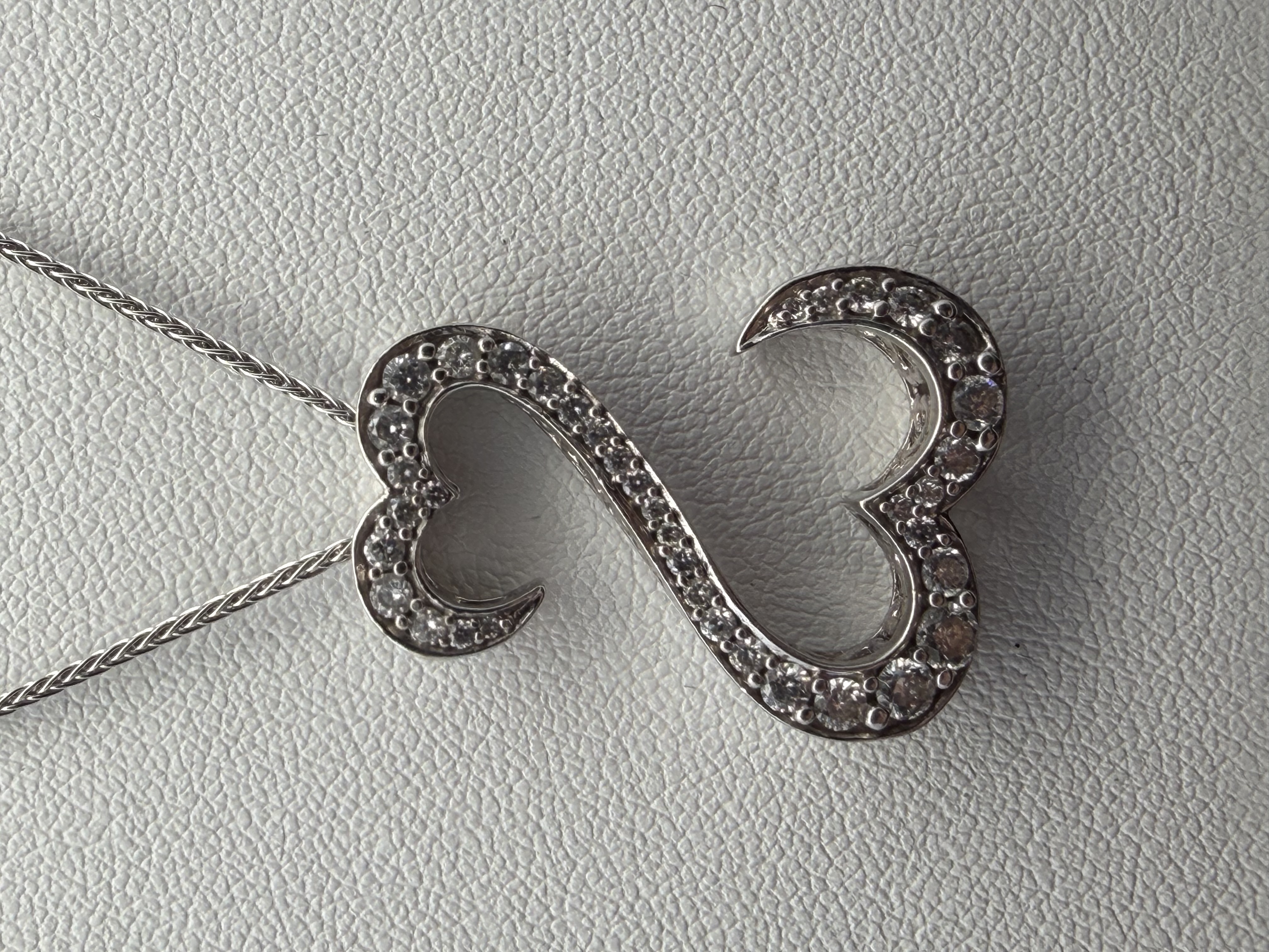 Jane Seymour 14K White Gold Diamond Necklace