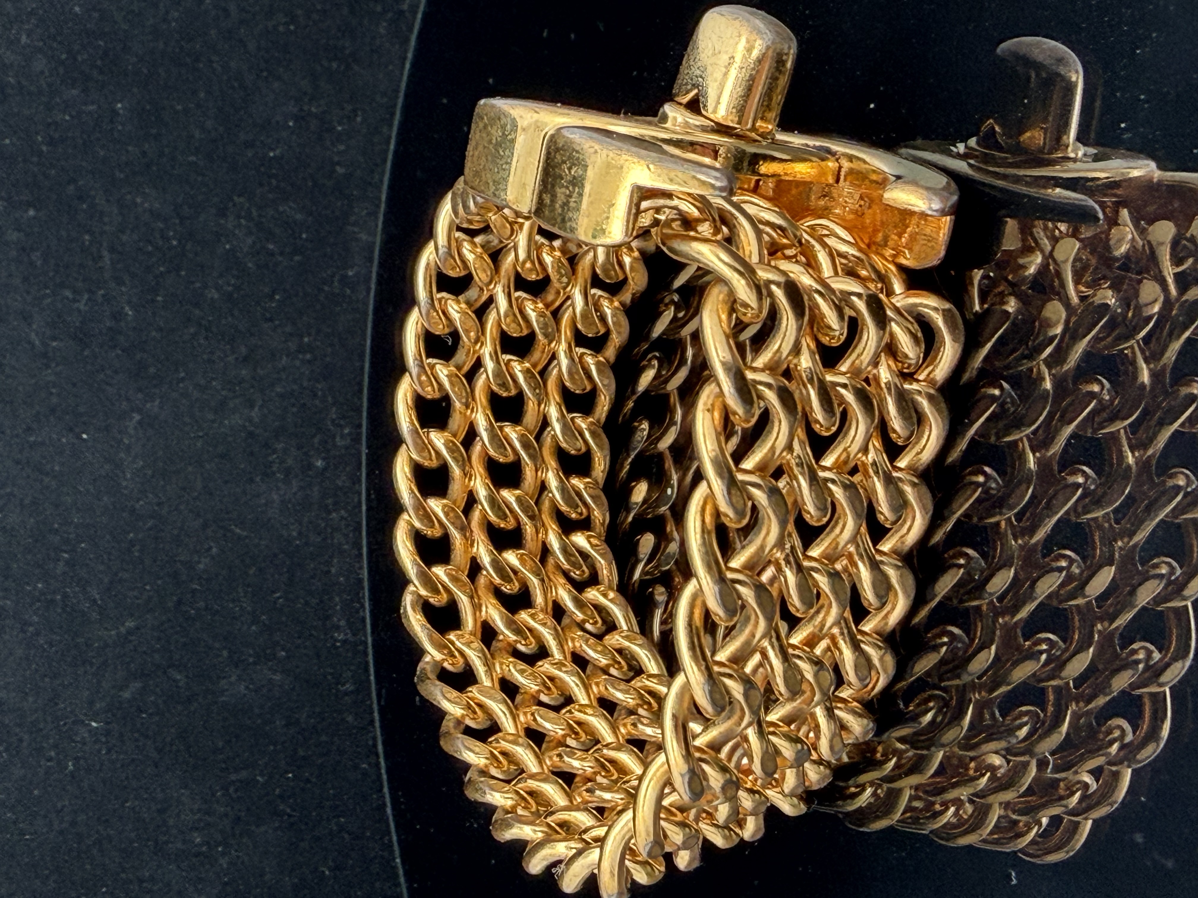 Chanel Vintage Turn-lock Link Bracelet
