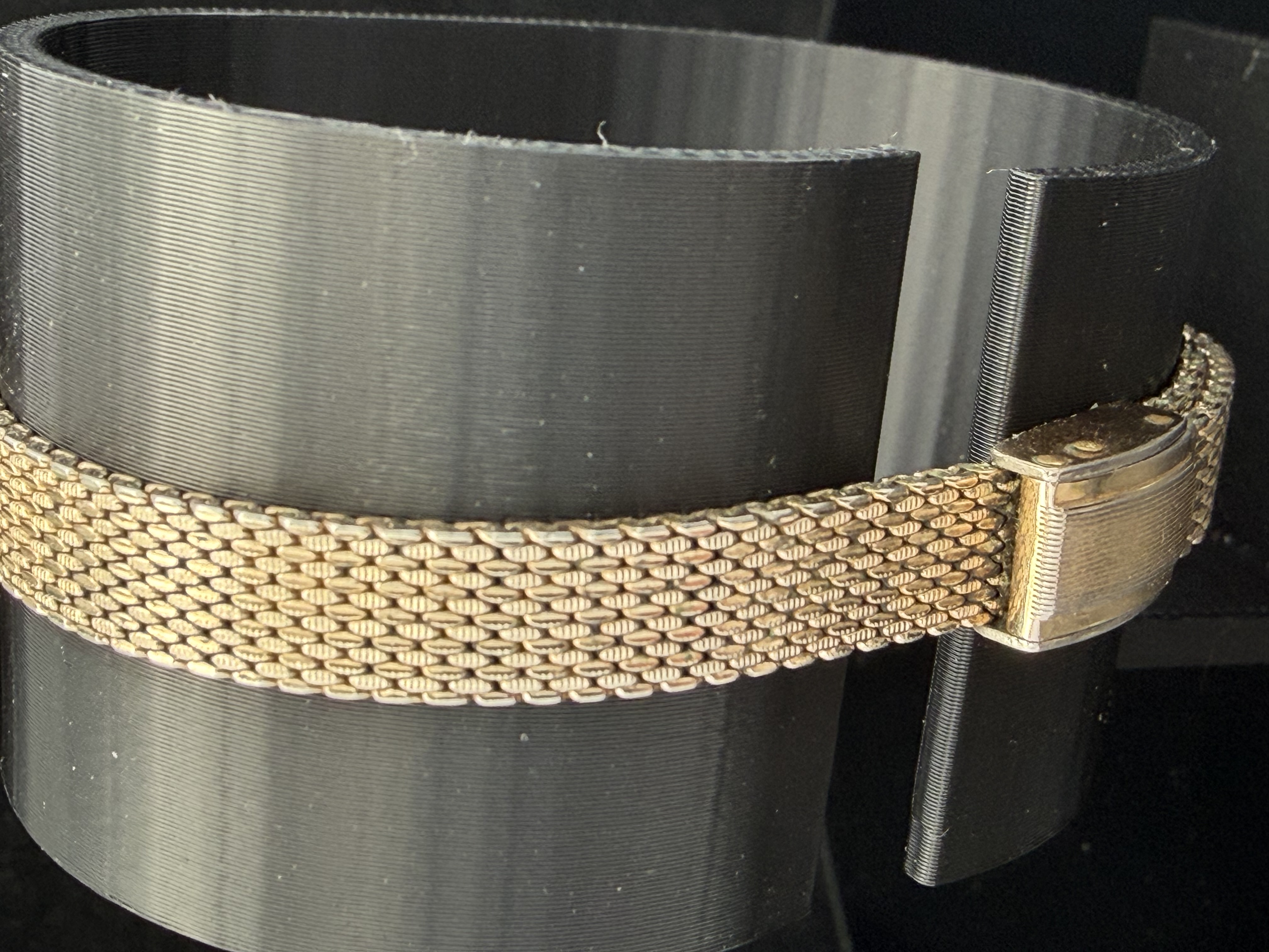 Estate 14K Yellow Gold and Diamond Swiss Made Ladies Cocktail Watch