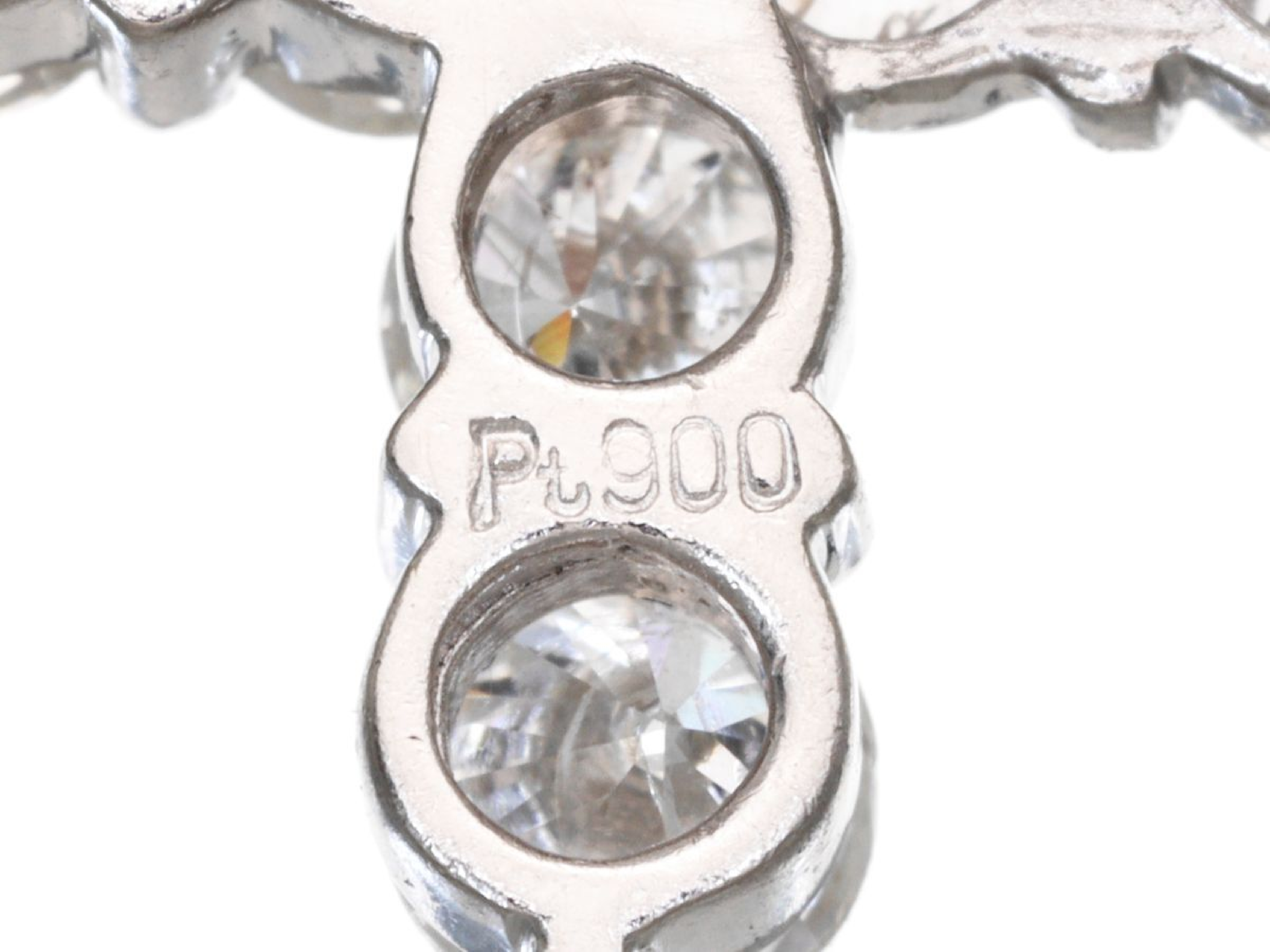 Platinum and 2.00ct Natural Diamond Cross Pendant