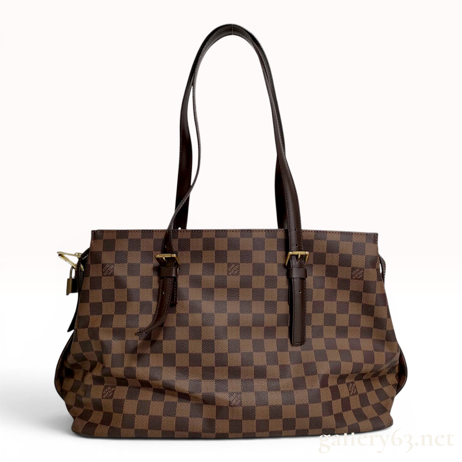 Louis Vuitton Chelsea Handbag in Damier Ebene Canvas