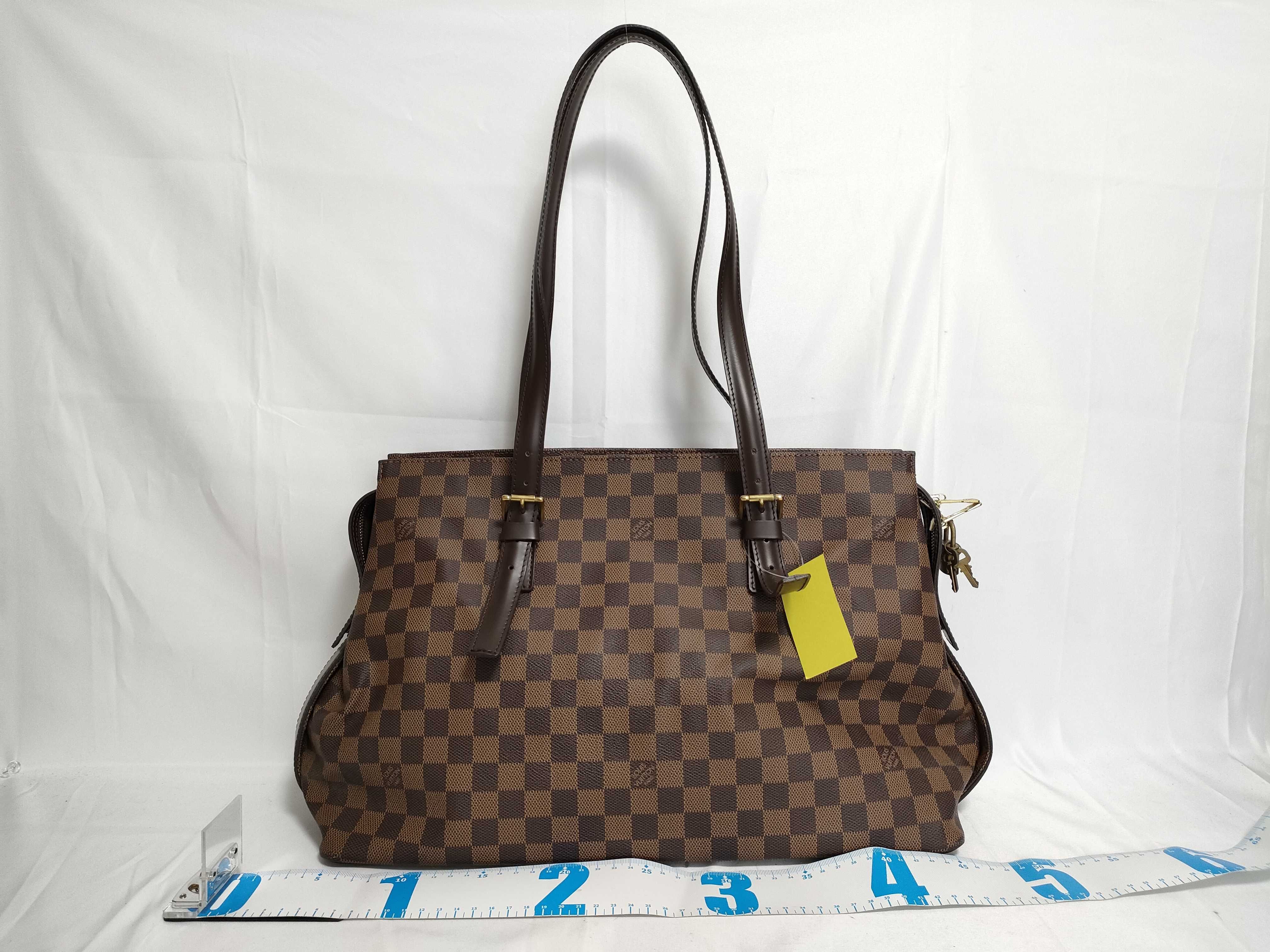 Louis Vuitton Chelsea Handbag in Damier Ebene Canvas