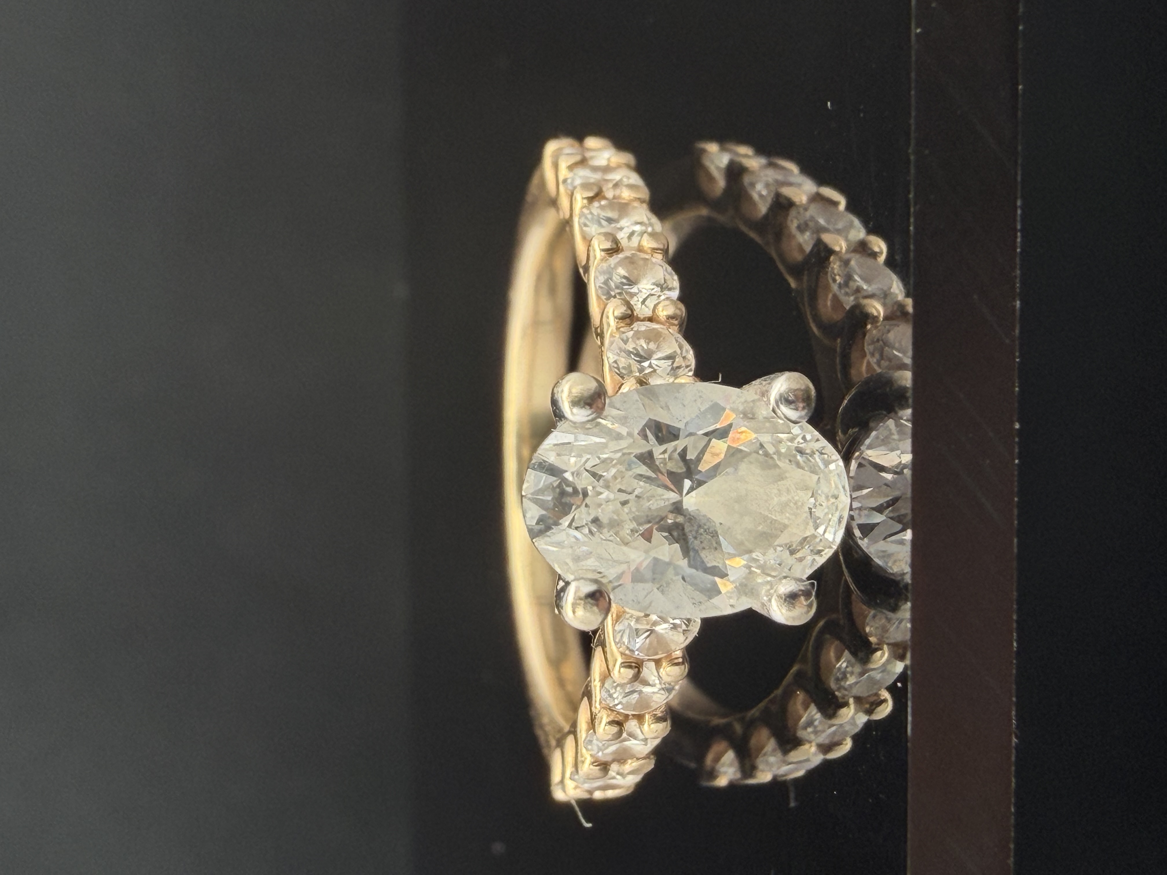14K Gold Certified Lab Grown Diamond Engagement Ring