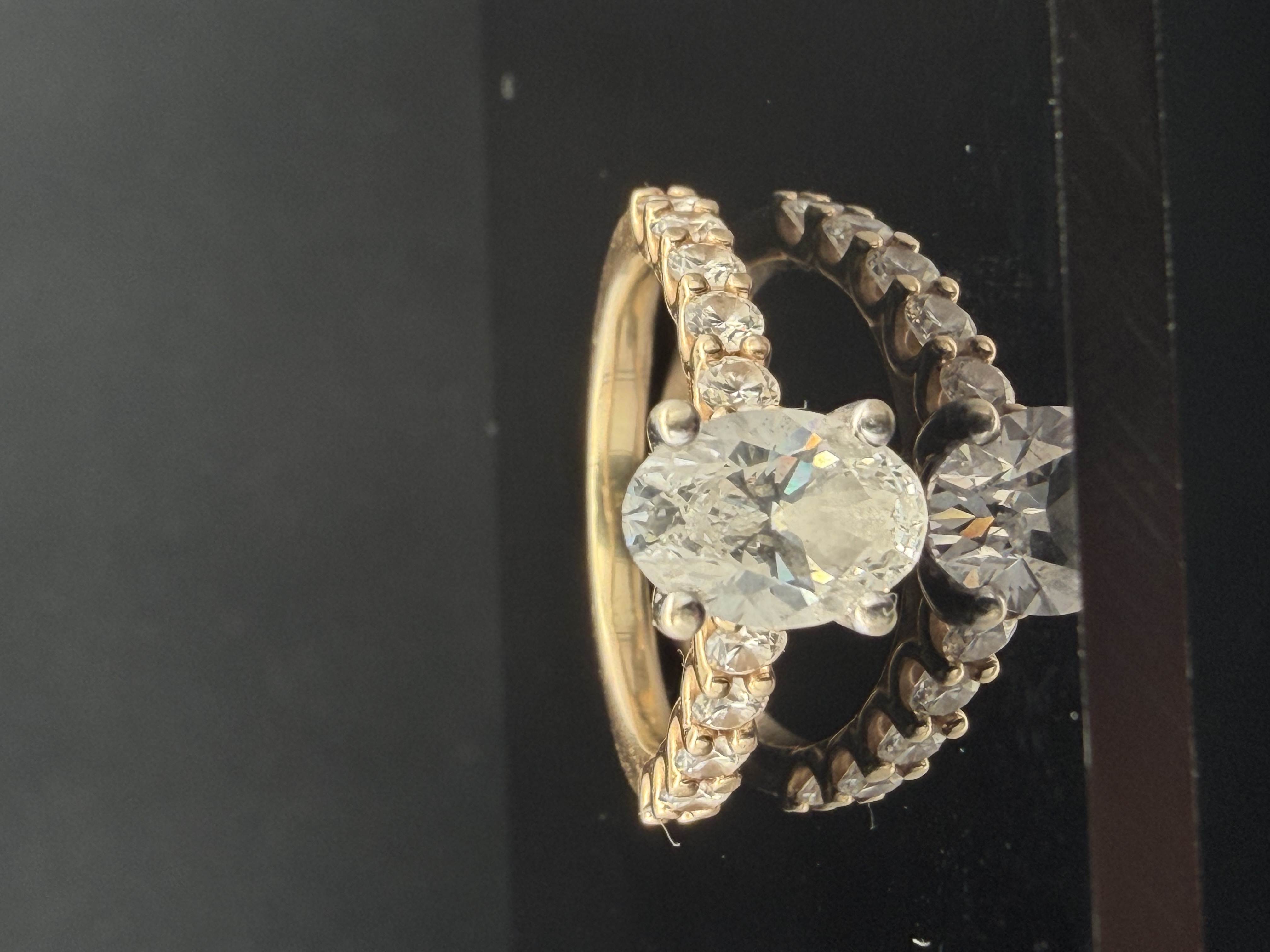 14K Gold Certified Lab Grown Diamond Engagement Ring