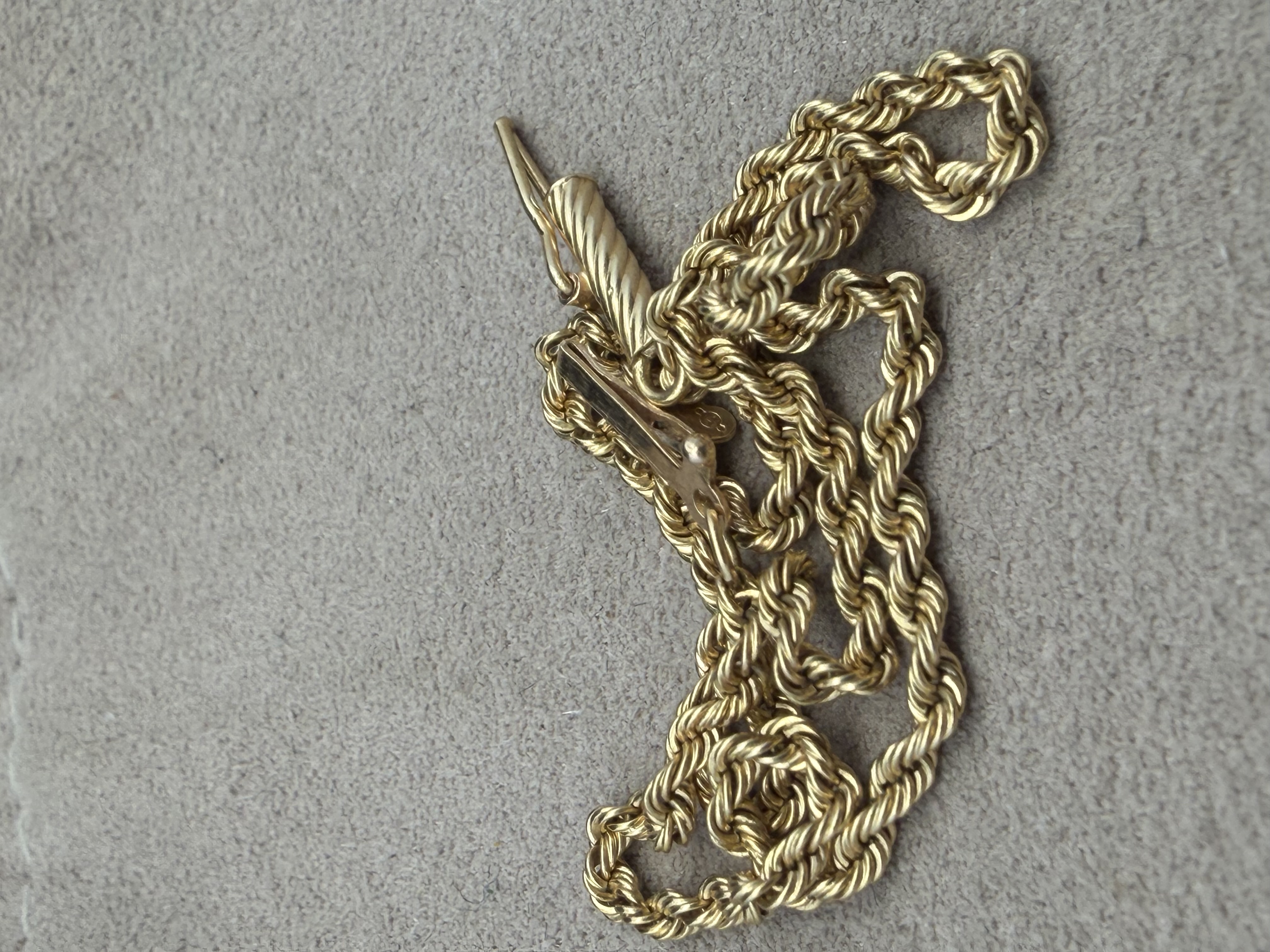 18K Yellow Gold Rope Bracelet