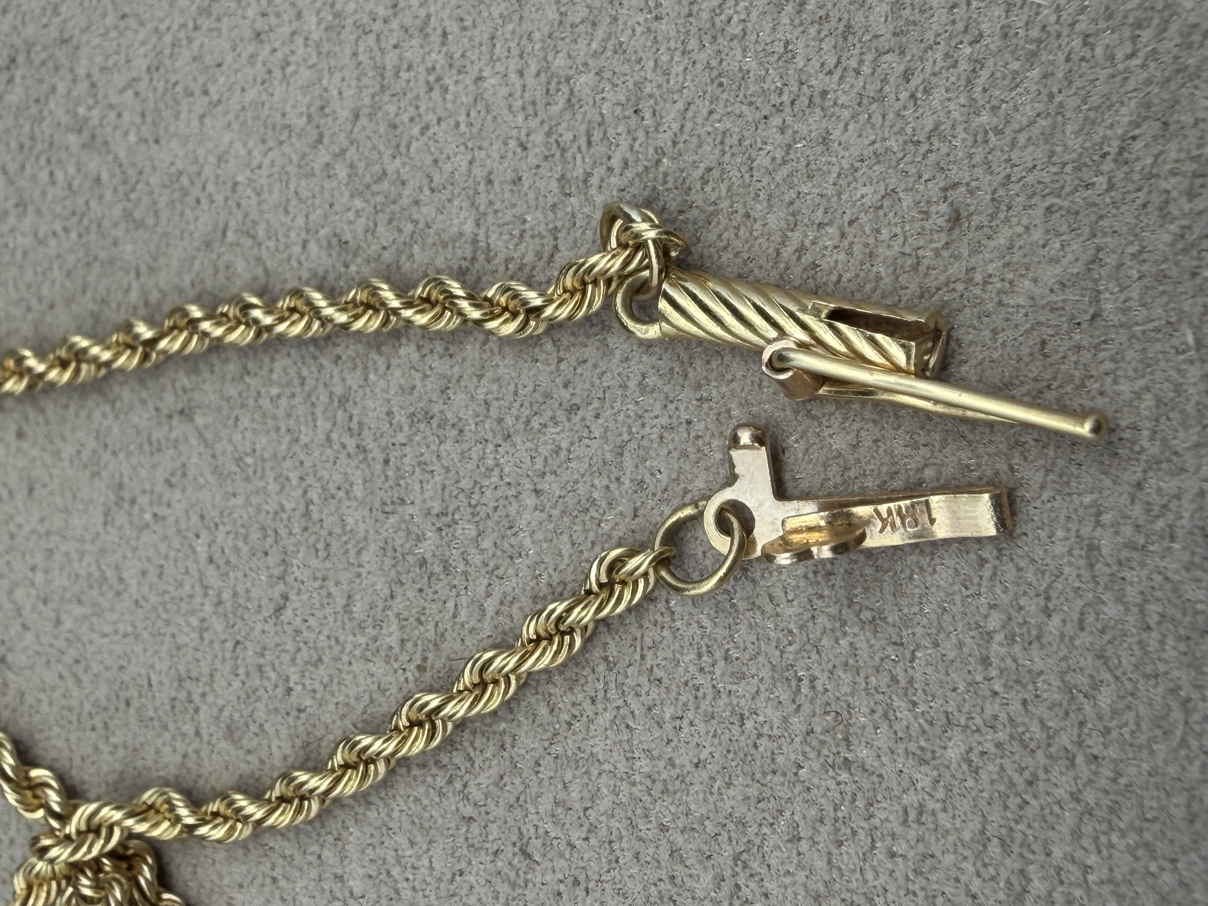 18K Yellow Gold Rope Bracelet