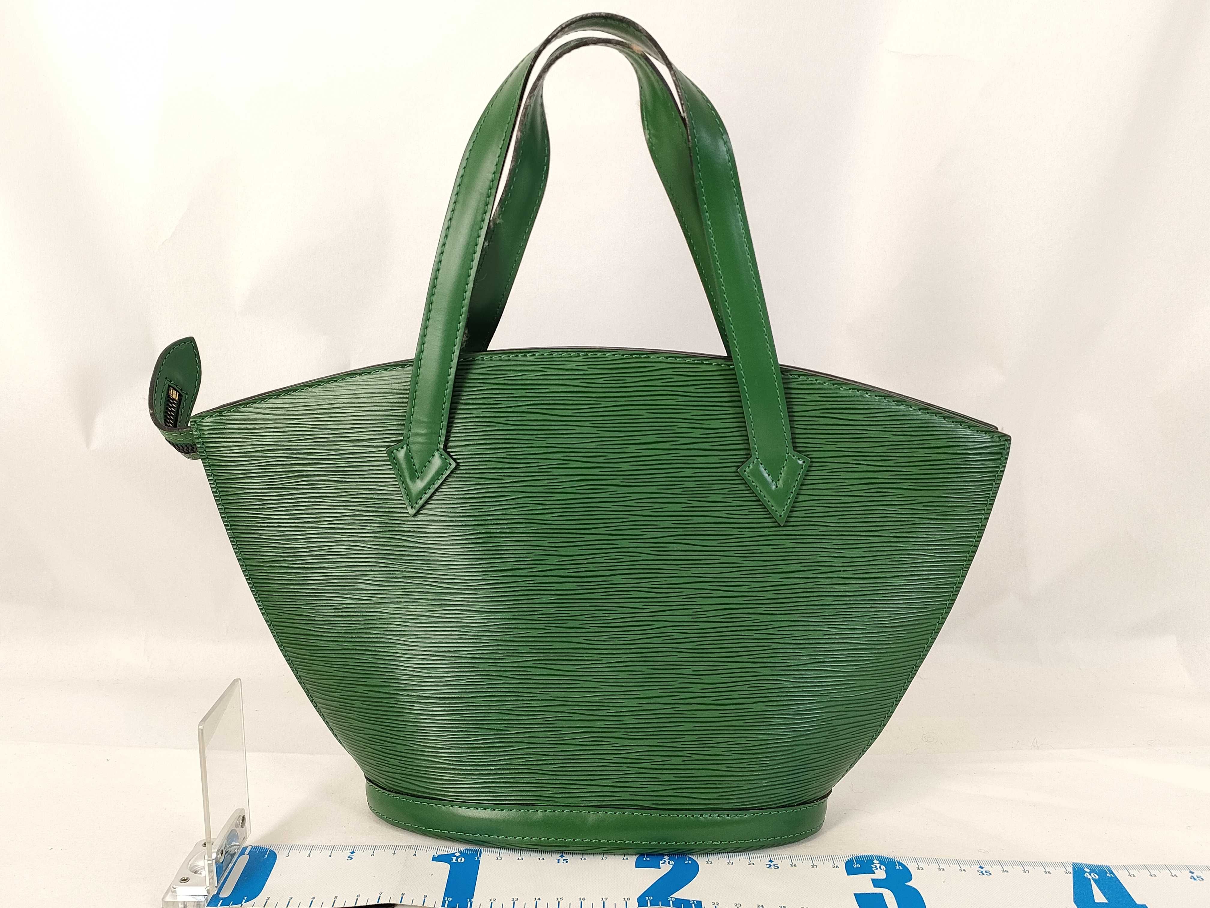 Louis Vuitton Borneo Green Epi Leather Saint Jacques Shopping Bag M52274