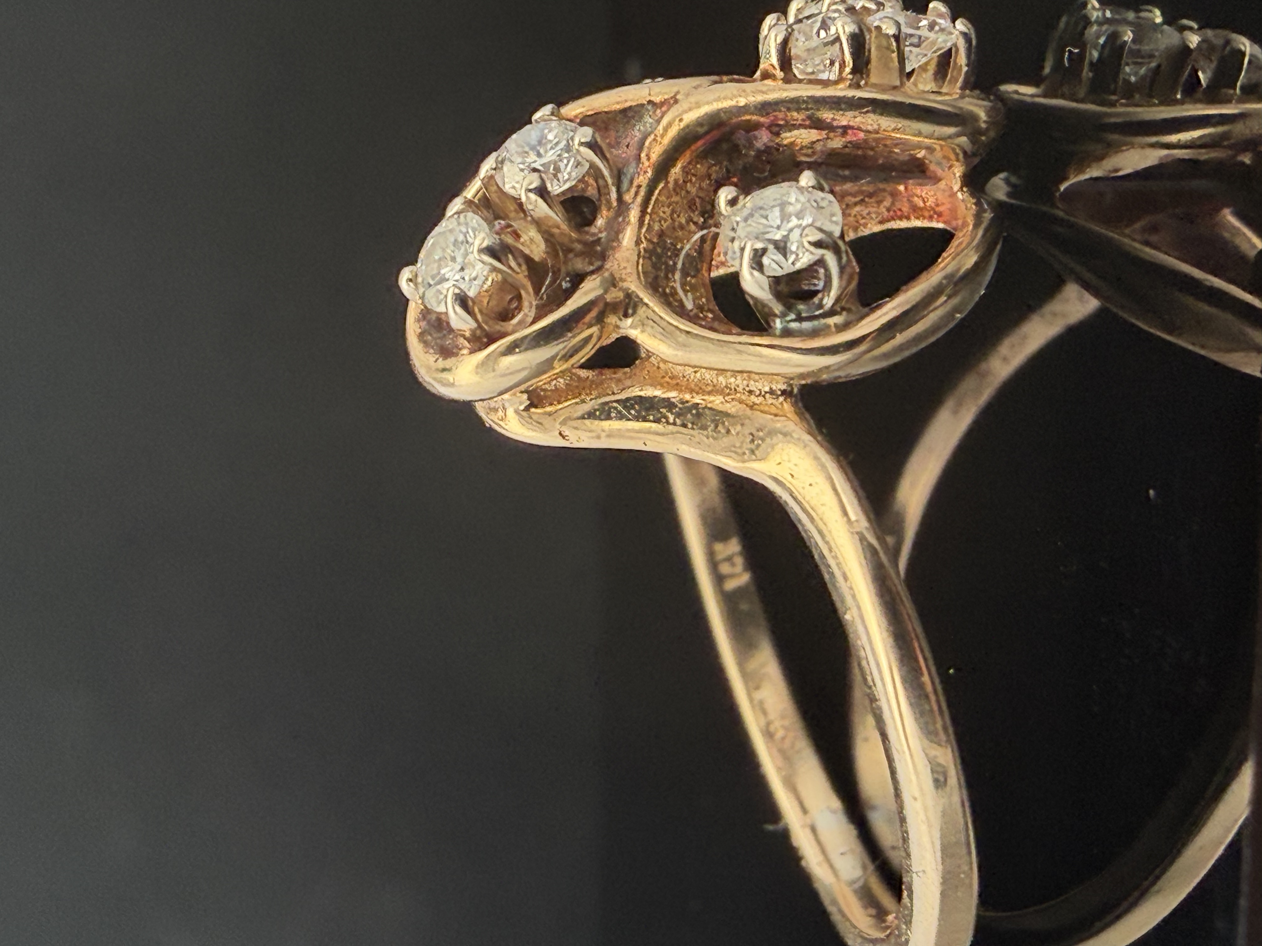 14K Diamond Ring