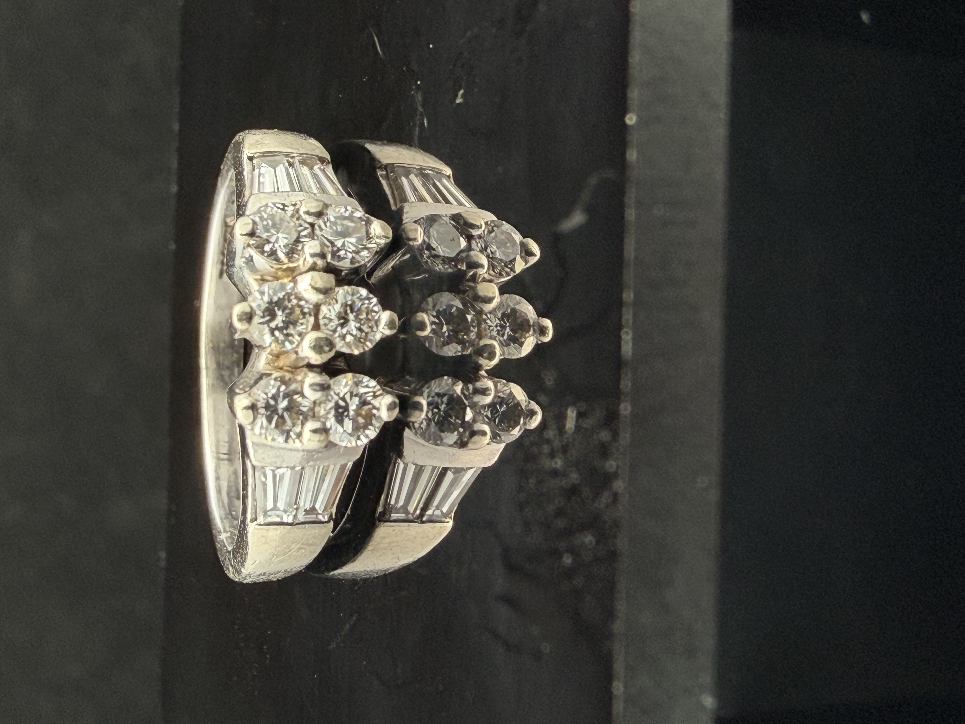 14K White Gold Diamond Ring