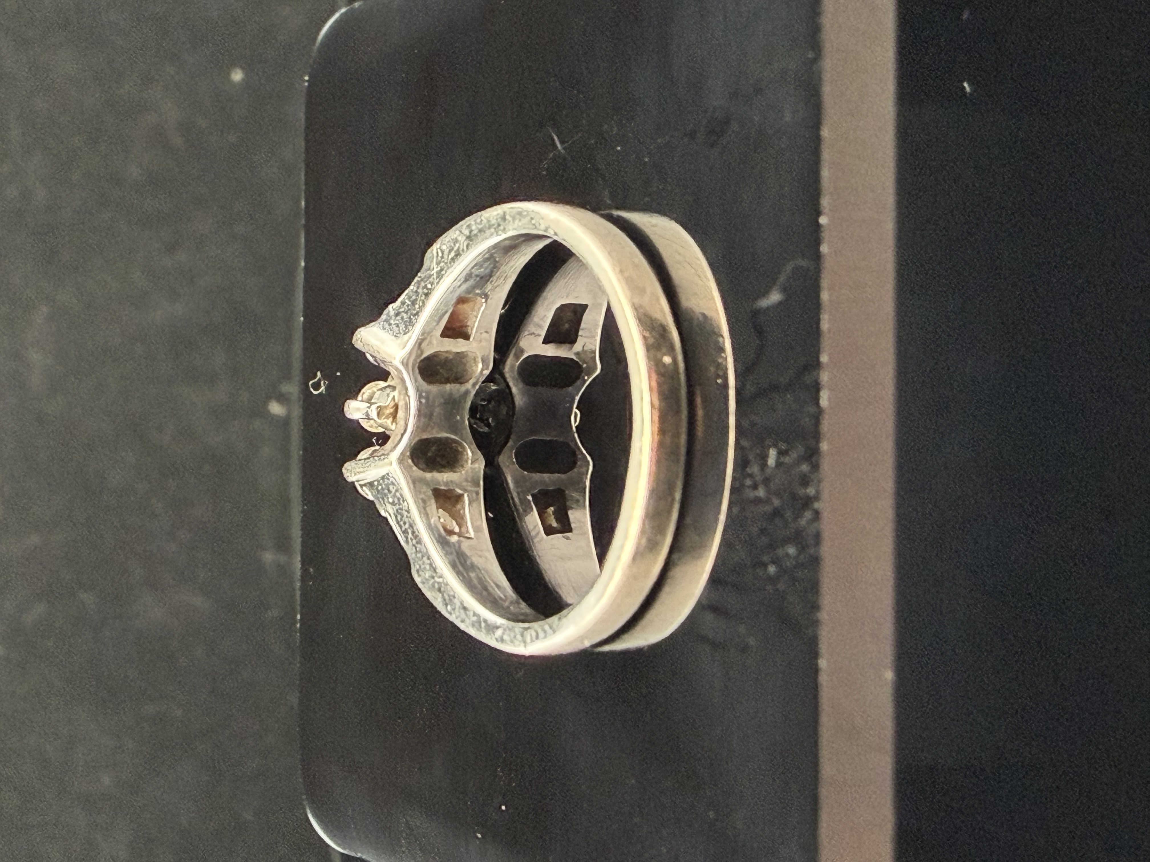 14K White Gold Diamond Ring