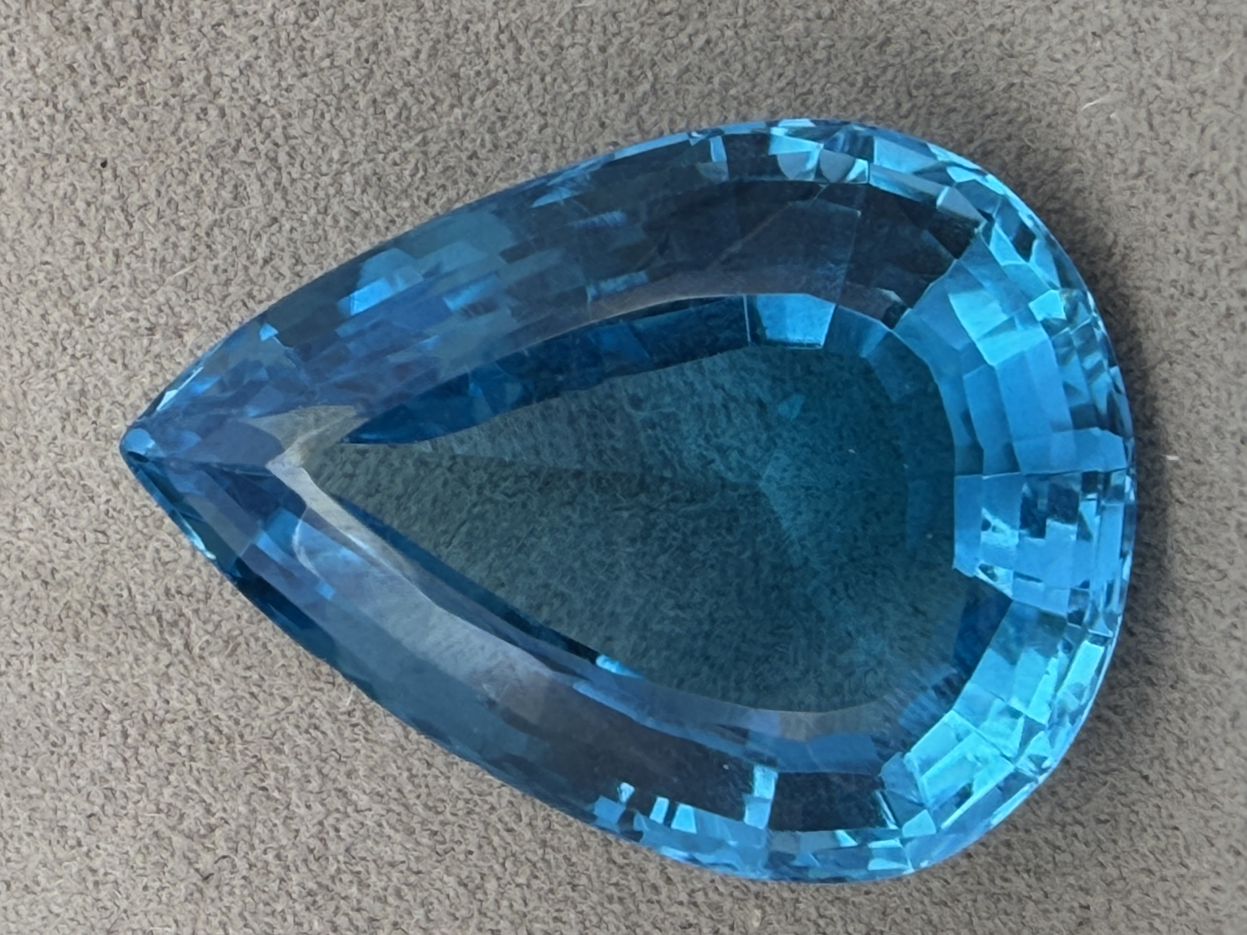 67.6 Carat Blue Topaz